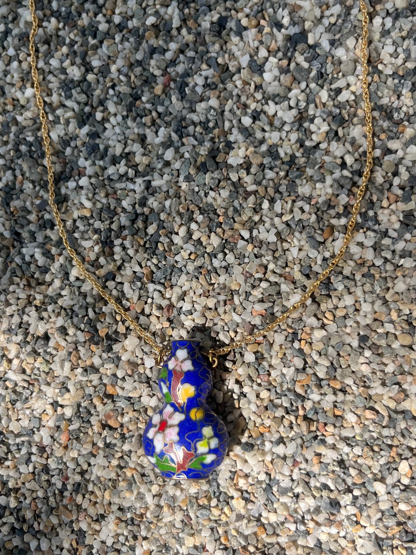 Chinese Inspired Pottery Necklace