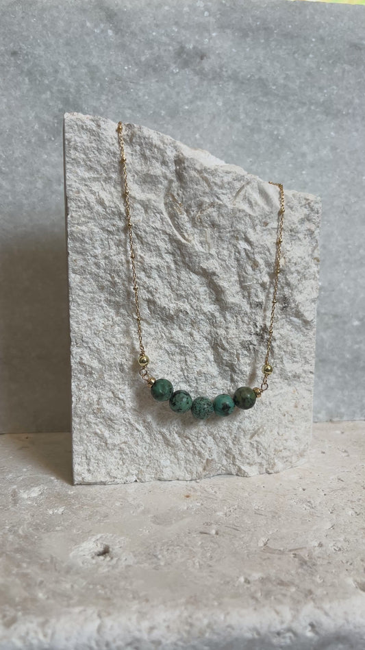 African Turquoise Necklace